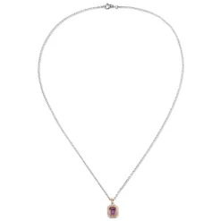 Equinox Necklace | Purple Amethyst | Mixed Metal