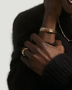 Equinox Ring | Two Tone White & Yellow Gold