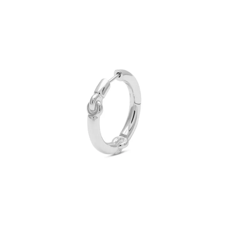 Equinox Single Earring | Large Scale | Sterling Silver