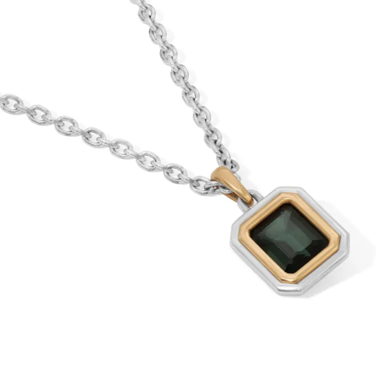 Equinox XSmall Blue Topaz Necklace | Mixed Metal