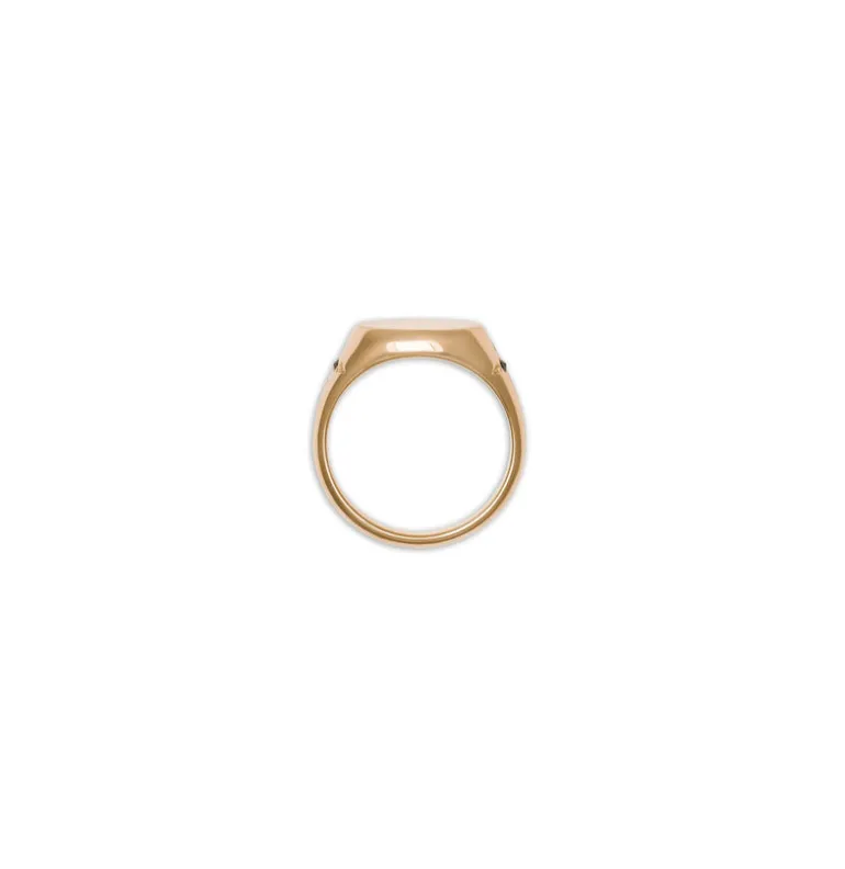 Eye Signet Ring | Yellow Gold