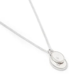 Gudo Oval Necklace | Sterling Silver