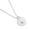 Gudo Round Necklace | Sterling Silver