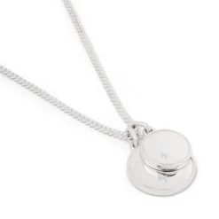 Gudo Round Necklace | Sterling Silver
