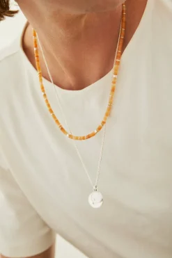 Gudo Round Necklace | Sterling Silver