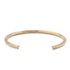 Heart Bangle | Diamond Detail | Yellow Gold