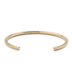 Heart Bangle | Diamond Detail | Yellow Gold
