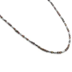 Hokkaido Necklace | Black Pearl | Sterling Silver