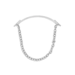 ID Bar Bracelet | 70mm Wide - 9mm Height | Sterling Silver