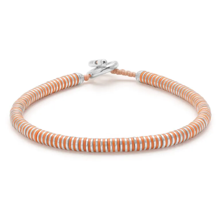 Katta Bracelet | Orange | Sterling Silver