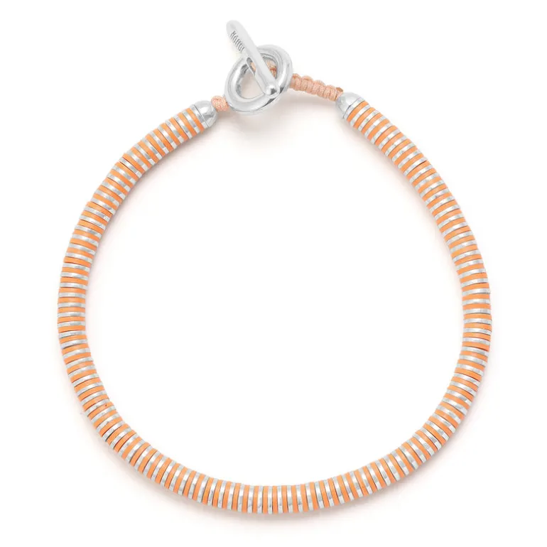 Katta Bracelet | Orange | Sterling Silver
