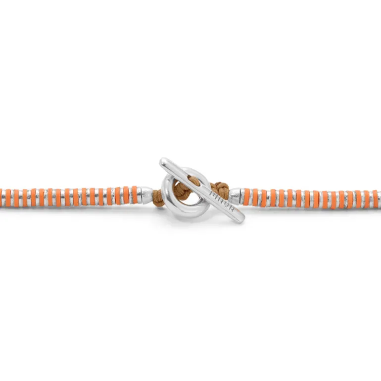 Katta Necklace / Bracelet | Orange | Sterling Silver