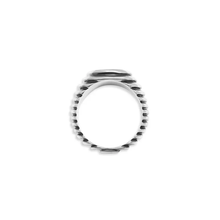 Lira Ring | Square | Mixed Metal