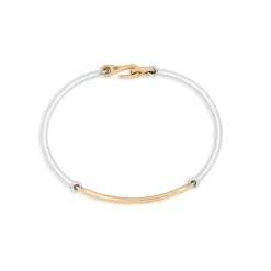 Lyra Bracelet | Two Tone Yellow & White Gold