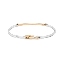 Lyra Bracelet | Two Tone Yellow & White Gold