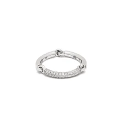 Lyra Ring | 2.5mm | 1/3 Pave | White Gold