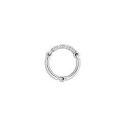 Lyra Ring | 2.5mm | 1/3 Pave | White Gold