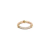 Lyra Ring | 2.5mm | 1/3 Pave | Yellow Gold