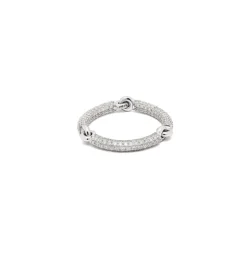 Lyra Ring | 2.5mm | Full Pave | White Gold