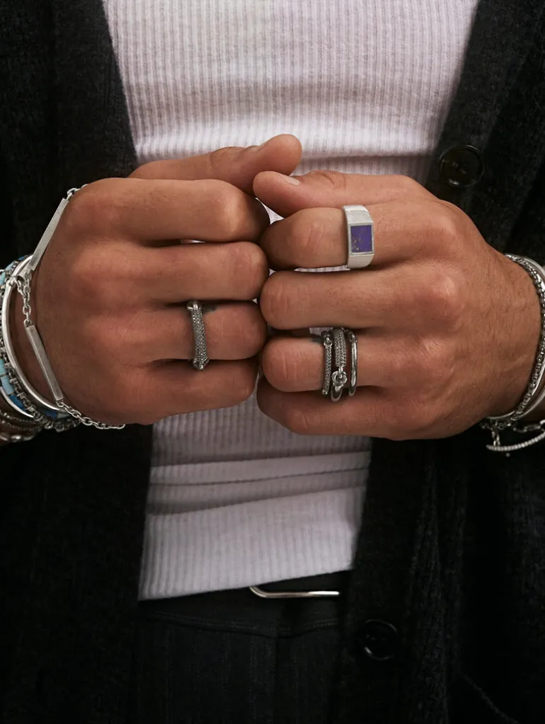 Lyra Ring | 2.5mm | Full Pave | Black Gold