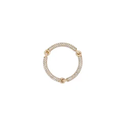 Lyra Ring | 2.5mm | Full Pave | Yellow Gold
