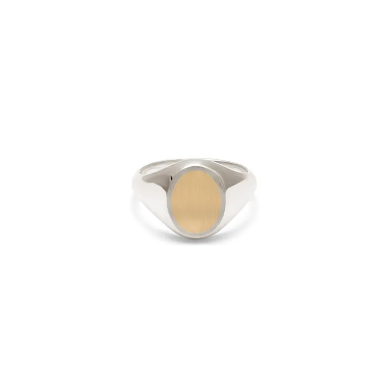 Meek Ring | Oval | Mixed Metal