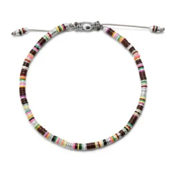 Mini Malli | Brown Pattern | Sterling Silver