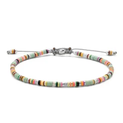 Mini Malli | Light Blue Pattern | Sterling Silver