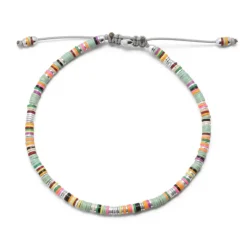 Mini Malli | Light Blue Pattern | Sterling Silver