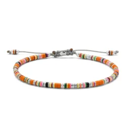 Mini Malli | Orange Pattern | Sterling Silver