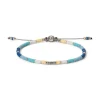 Mini Rizon Bracelet | Light Blue Pattern | Sterling Silver