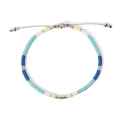 Mini Rizon Bracelet | Light Blue Pattern | Sterling Silver