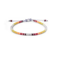 Mini Rizon Bracelet | Yellow Pattern | Sterling Silver