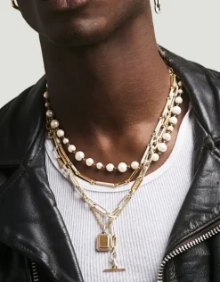 Mondi Necklace | White Pearls I Sterling Silver