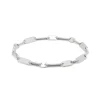 Monolinka Bracelet | 5mm | Edge Pave I Sterling Silver