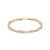 Monolinka Bracelet | 5mm | Pave I Yellow Gold