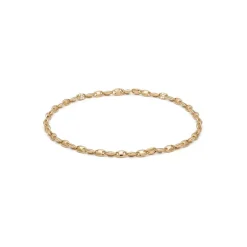 Neo Bracelet | 3mm | Edge Pave | Yellow Gold