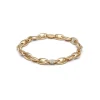 Neo Bracelet | 7mm | Edge Pave | Yellow Gold