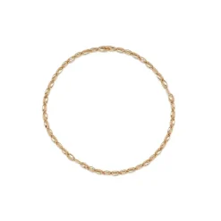 Neo Bracelet | 3mm | Edge Pave | Yellow Gold