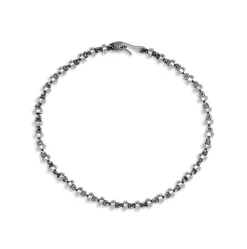 Omni Bracelet | 4mm | Oxidized Sterling Silver