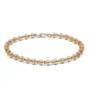 Omni Bracelet | 4mm | Pave | Yellow Gold