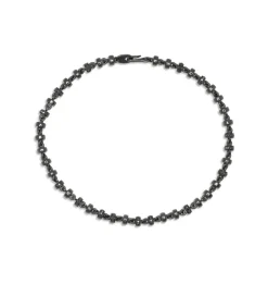 Omni Bracelet | 4mm | Pave | Black Gold