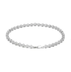 Omni Bracelet | 4mm | Pave | White Gold
