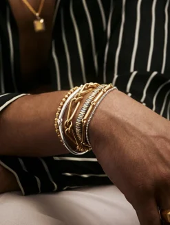 Omni Bracelet | 4mm | Pave | Yellow Gold