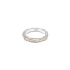 Orb Ring | 4.5mm | Pave Detail | Mixed Metal
