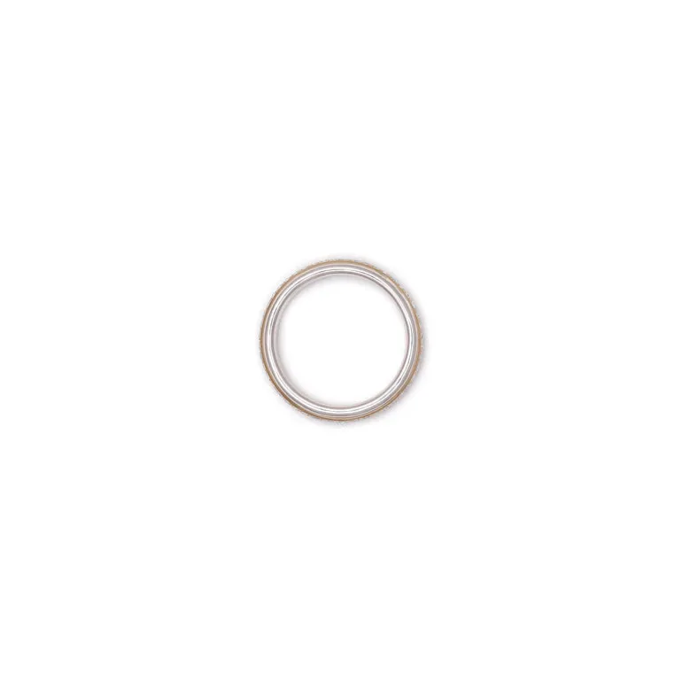 Orb Ring | 7.5mm | Pave Detail | Mixed Metal