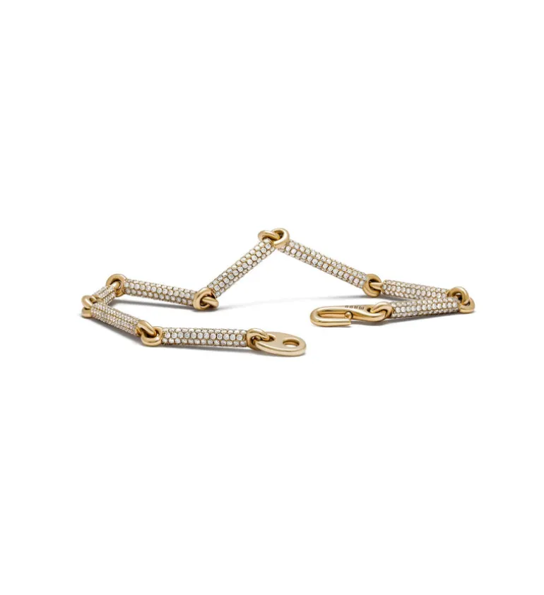 Orion Bracelet | Full Pave | Yellow Gold