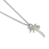 Paradisa Necklace | Pave Detail Tsavorite I White Gold
