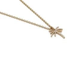 Paradisa Necklace | Pave Detail I Yellow Gold