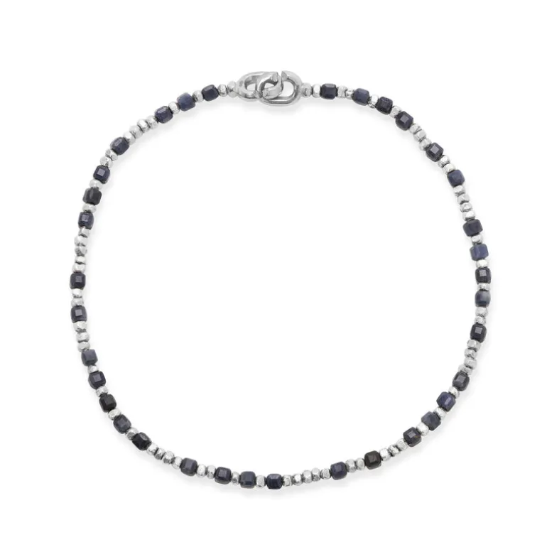 Percep Bracelet | Blue Sapphire | Sterling Silver